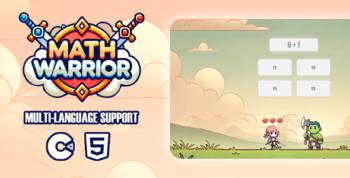 Math Warrior - HTML5 Game - Construct 3