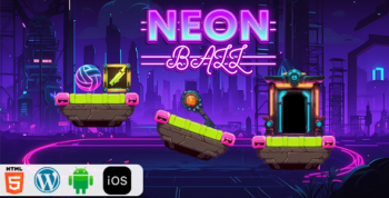 Neon Ball - HTML5 Construct3 Game