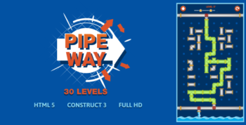 Pipe Way - HTML5 Game (Construct3)