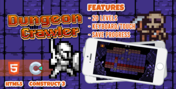 Pixel Dungeon Crawler HTML5 Construct 3 Game