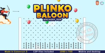 Plinko Baloon: Archery Pop - HTML5 Casual game