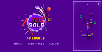 Red Golf - HTML5 Game (Construct3)