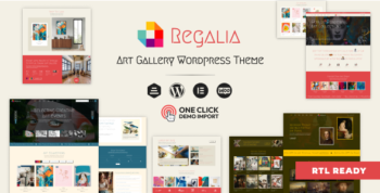 Regalia - Artist Portfolio, Art Gallery Theme