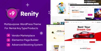 Renity - Rental & Booking WooCommerce Theme