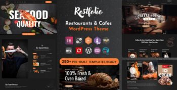 Restfolio - Elementor Restaurants & Cafes WordPress Theme