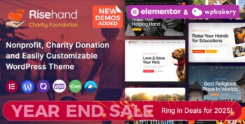 RiseHand - Charity & Donation WordPress Theme