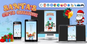 Santa's Gifts Challenge Game (Construct 3 | C3P | HTML5) Christmas Game