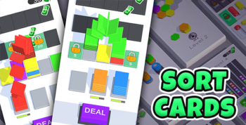 Sort Cards - HyperCasual Puzzle Game - Unity