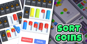 Sort Coins - HyperCasual Puzzle Game - Unity