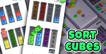 Sort Cubes - HyperCasual Puzzle Game - Unity