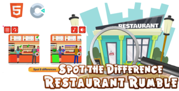 Spot the Difference - Restaurant Rumble - Construct 3