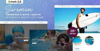 Swimin - Swimwear, Bikini Fashion & Accessories Responsive Shopify 2.0 Theme