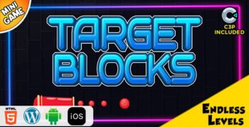 Target Blocks HTML5 Construct 3 Game