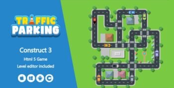 Traffic Parking - HTML5 Game (Construct 3)