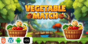 Vegetable Match - HTML5 Construct3 Game