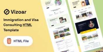 Vizoar - Immigration and Visa Consulting HTML Template