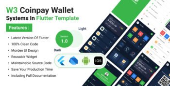 W3 Coinpay Wallet UI Flutter Template