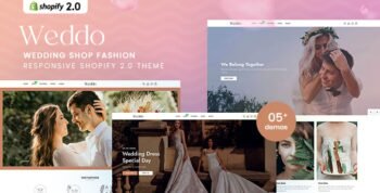 Weddo - Wedding Shop Fashion Responsive Shopify 2.0 Theme