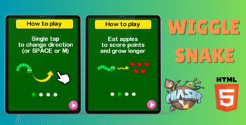 Wiggle Snake - HTML5, Phaser 3