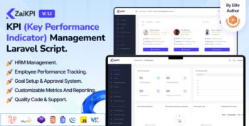 ZaiKPI - KPI (Key Performance Indicator) Management Laravel Script.
