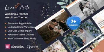 Lovebite - Wedding WordPress Theme