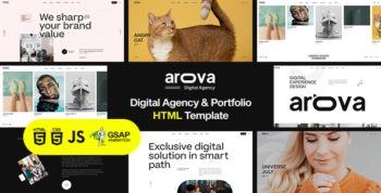 Atrova - Digital Agency Creative Portfolio HTML5 Template