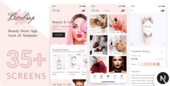 BeShop - Beauty Store & eCommerce Next JS Mobile App | PWA