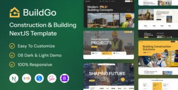 BuildGo - Construction & Building NextJS Template