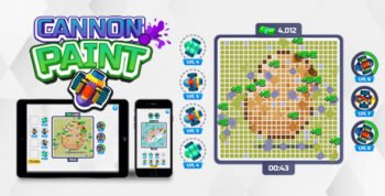 Cannon Paint - HTML5 Game