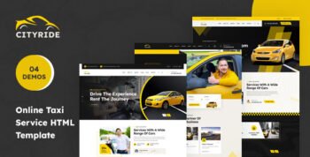 Cityride - Online Taxi Service HTML Template