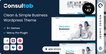 Consultab - Consulting Business & Finance WordPress Theme