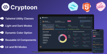 Cryptoon - Tailwind Crypto Admin Dashboard Template