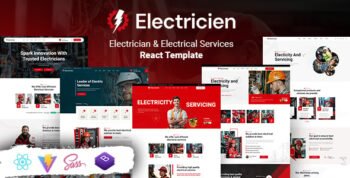 Electricien - Electrician & Electrical Services React Template