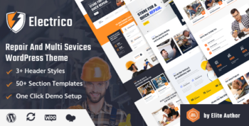 Electrico - Repair and Multi Services WordPress Theme