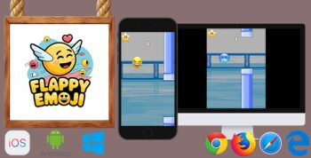 Flappy Emoji - HTML5 Game (Phaser 3)