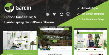 Gardin - Indoor Gardening WordPress Theme