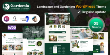 Gardomia - Landscape and Gardening WordPress Theme + RTL