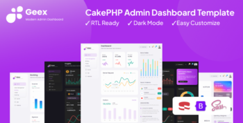 Geex - Admin & Dashboard CakePHP Template