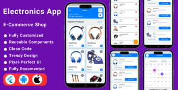 GizmoBay | Electronics eCommerce App Flutter Ui Kit | Flutter Template