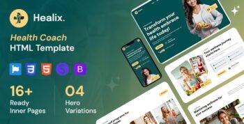 Healix - Health Coach HTML Template