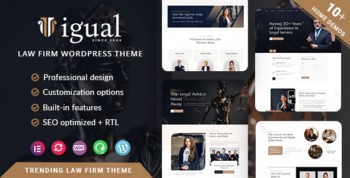 Igual - Law Firm WordPress Theme