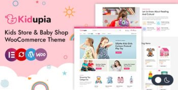 Kidupia - Kids Fashion & Toy Store WordPress WooCommerce Theme