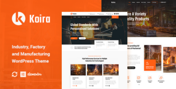 Koira - Industry and Manufacturing WordPress Theme