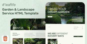 LeafLife - Garden & Landscape Service HTML Template