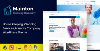 Mainton - Cleaning Services WordPress Theme