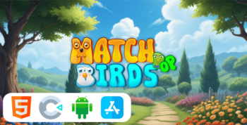 Match Pop Birds - HTML5 Construct3 Game