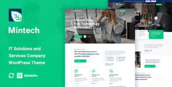 Mintech - IT Solutions & Services WordPress Theme