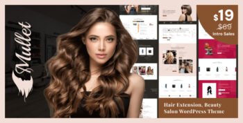 Mullet - Hair Extension & Beauty Salon WordPress Theme