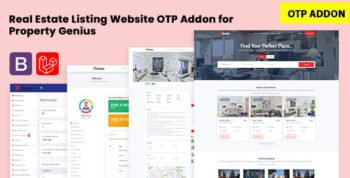 Real Estate Listing Website OTP Addon for Property Genius