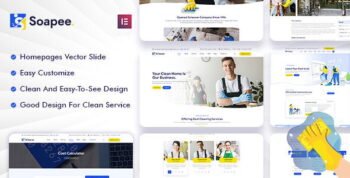 Soapee - Cleaning Services WordPress Theme